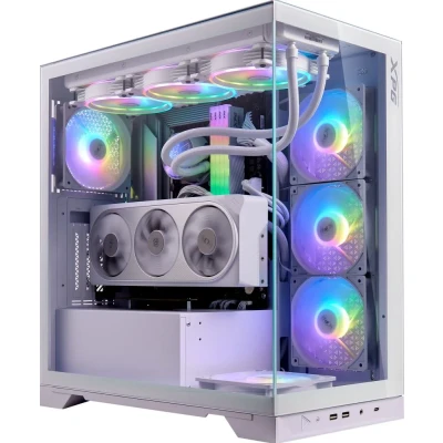 Afbeelding van Adata XPG INVADER X/Midi Tower/Transpar./B??l?? (ATX, Mini ITX, mATX), PC behuizing, Wit
