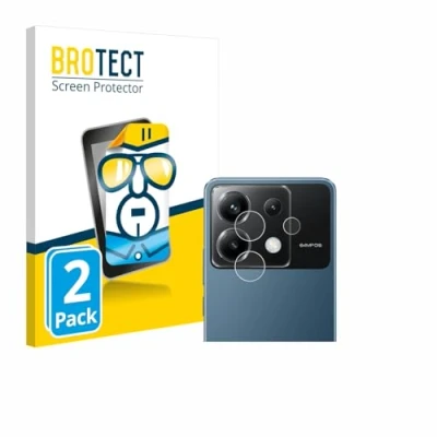 Afbeelding van BROTECT Screenprotector voor Xiaomi Poco X6 (ALLEEN Camera Lens) Folie Beschermfolie transparant (2 Stuks)