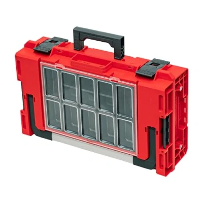 Afbeelding van Qbrick System ONE 200 2.0 Expert RED ULTRA HD Modulaire gereedschapskoffer 585 x 385 190 mm 15,4 l stapelbaar IP66
