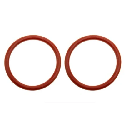 Afbeelding van 2 x O ring compatibel met Siemens EQ, Bosch Vero, Gaggenau, Neff koffieautomaten, 38 4 mm, rood, siliconen, afdichting, binnen, buiten, 46 mm