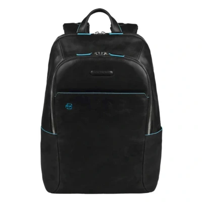 Afbeelding van Piquadro Blue Square backpack black Laptoptas