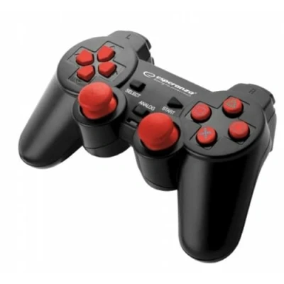 Afbeelding van Esperanza Controller Corsair PC / Playstation 2 3 Zwart Rood