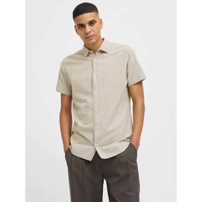 Afbeelding van Jack &amp; Jones Jjebreeze Overhemd, Heren, Maat: Small, Crockery