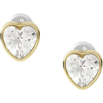 Afbeelding van Fossil JF03935710 Sutton Oorbellen horloge Goudkleur