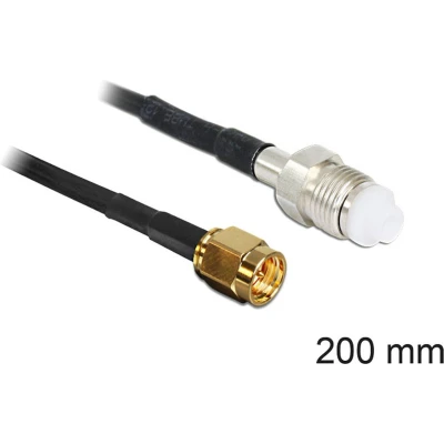 Afbeelding van SMA (m) FME (v) adapter RG 174 / 50 Ohm 0,20 meter