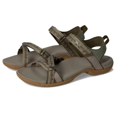 Afbeelding van teva W Verra ARCHIVE CRISS CROSS OLIVE 1006263 Sandalen