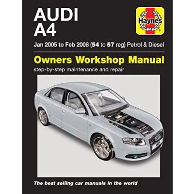Afbeelding van Audi A4 Petrol &amp; Diesel (Jan 05 to Feb 08) Haynes Repair Manual