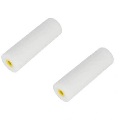 Afbeelding van Lakroller schuim wit 10cm 2 stuks