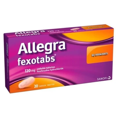 Afbeelding van Allegra Fexotabs Tablet Omhuld 120mg 20st eFarma