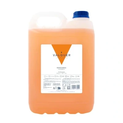 Afbeelding van Valquer Soso Tangerine Shampoo. zonder Zout, parabenen Met Pro vitamine B5. Professionele Shampoo voor kappers. Karaf 5000ml