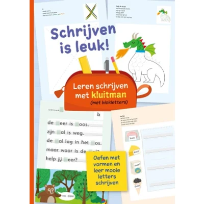 Afbeelding van Uitgeverij Kluitman Leren Schrijven met is leuk! (AVI M3)