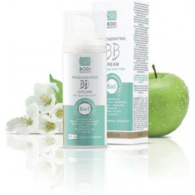 Afbeelding van Anti age BB CREAM SPF 20 voor de vette en gecombineerde huid kleur MEDIUM appelstemcel 30ml