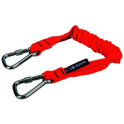 Afbeelding van Bahco Veiligheidskoord met vaste karabijnhaak 12 kg 1 m volgens DROPS best practices 3875 LY10