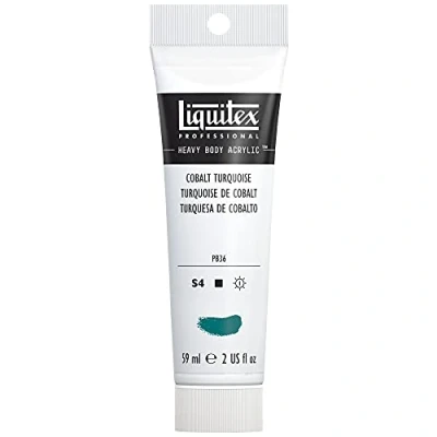 Afbeelding van Liquitex 8870124 Professional Heavy Body acrylverf in kunstenaarskwaliteit met uitstekende lichtechtheid en boterachtige consistentie, 59ml Tube, Cobalt Turquoise