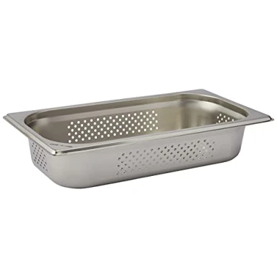 Afbeelding van Saro BUDGET LINE GN bak 1/3 geperforeerd Diepte 65 mm, 32,5(B)x17,6(D)x6,5(H)cm