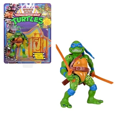 Afbeelding van Ninja Turtles, figuur 10 cm, uit de collectie Movie Star &#039;90, Leonardo, voor kinderen vanaf 4 jaar, T00031