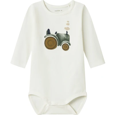 Afbeelding van Name It baby jongens romper LIFE White