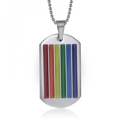 Afbeelding van LGBT ketting Pride LGBTQ Regenboog 2 Liefde / Vriendschap\ Family Trendy Sieraad Cadeau