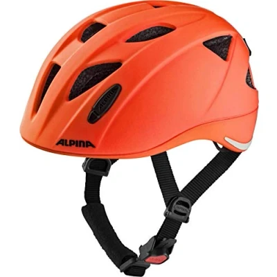 Afbeelding van ALPINA XIMO L.E. Lichte, veilige en onbreekbare fietshelm met optioneel LED licht voor kinderen, mat rood, 47 51 cm