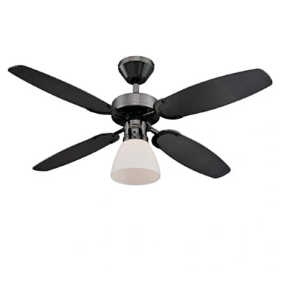 Afbeelding van Westinghouse Capitol plafondventilator Gun Metal Finish met omkeerbare grafiet/zwarte bladen