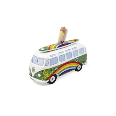 Afbeelding van Brisa Spaarpot Volkswagen T1 bus Groen