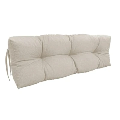 Afbeelding van Chilly Pilley Palletkussen Schuimvlokken Palletmeubels Palletbank Rugleuning Zitkussen Zijkussenset (Rugkussen 120 X 60 Ivoor)