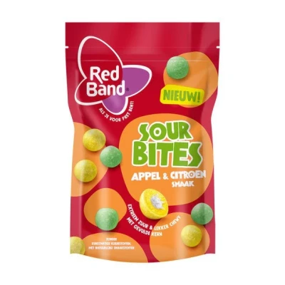 Afbeelding van Red Band Sour Bites 145 Gram