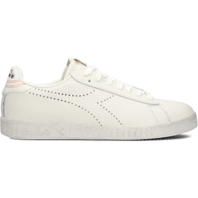 Afbeelding van Diadora Game L Low Plush Sneakers Leren Sneaker Heren Wit Maat 47