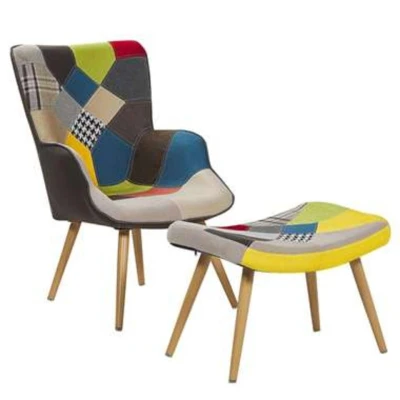 Afbeelding van Beliani Fauteuil VEJLE Multicolor polyester