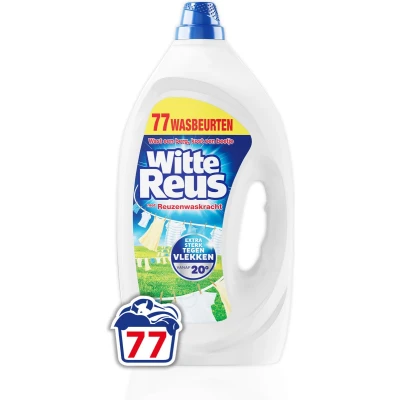 Afbeelding van 2+2 gratis: Witte Reus Wasmiddel Gel 77 Wasbeurten 3,465 liter