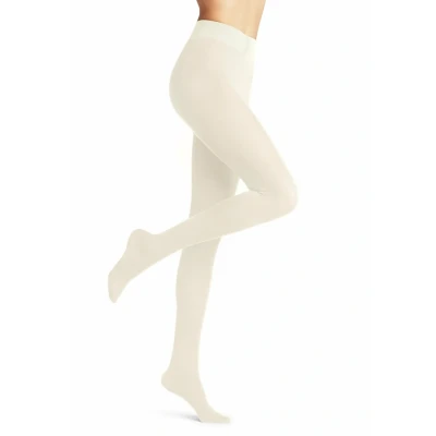 Afbeelding van FALKE Softmerino dames panty off white Maat: 42 44