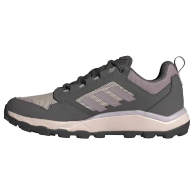 Afbeelding van adidas Tracerocker 2 W Trailloopschoenen voor dames, niet voetbal, laag, Houtskool Preloved Fig Silver Dawn, 36 2/3 EU