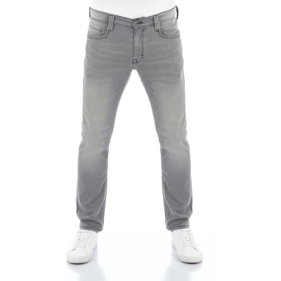 Afbeelding van Mustang Heren Jeans Broeken Real X Oregon tapered Fit Grijs Volwassenen Denim Jeansbroek