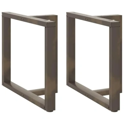 Afbeelding van vidaXL Eettafelpoten 2 st T vormig 90x35x(72 73) cm staal naturel