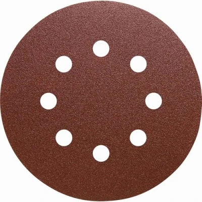 Afbeelding van Klingspor Schuurpad met klitbevestiging GLS 5 125 mm korreling 40 voor hout / metaal korund Gatenaantal 8 50 stuks 89486