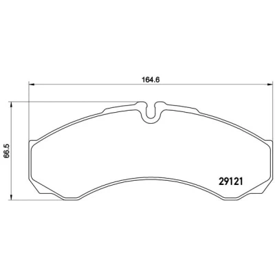 Afbeelding van Brembo Remblokset P A6 021