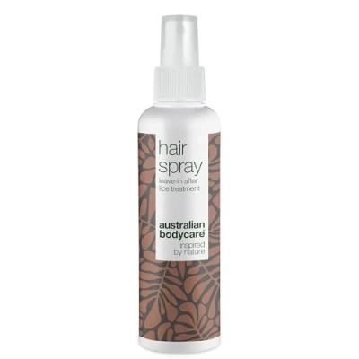 Afbeelding van Australian Bodycare Hairspray 150ml een Spray die na behandeling tegen hoofdluis gebruikt wordt Uw Haar Elke Ochtend in als Onderdeel van Dagelijkse Verzorging