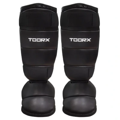 Afbeelding van Toorx Fitness Scheenbeschermer PU Zwart