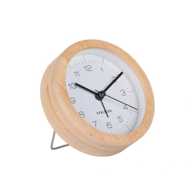 Afbeelding van Karlsson Wekker Neat Rond Wit