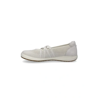Afbeelding van Josef Seibel Caren Ballerina&#039;s, Dames, Maat: 38, Weiss Leer en textiel