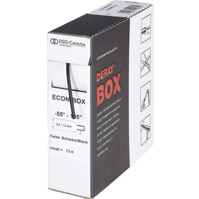 Afbeelding van DSG Canusa 8620090956 Krimpkous met lijm Zwart 9 mm 3 Krimpverhouding:3:1 m