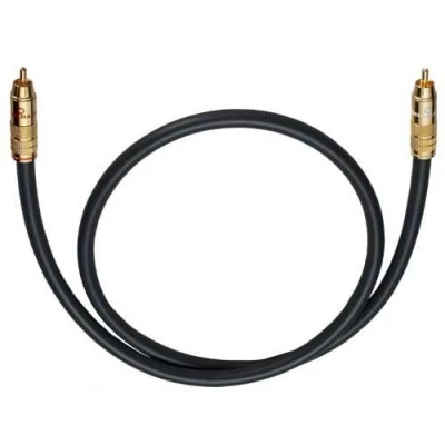 Afbeelding van Oehlbach NF 214 Sub 500 Eersteklas subwooferkabel met meervoudige afscherming 1x RCA / cinch, verzilverde binnengeleider 5 m antraciet