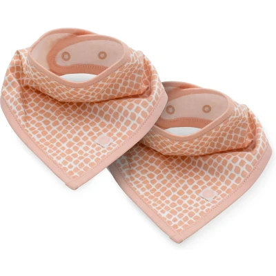 Afbeelding van Slab Jollein Bandana Snake Pale Pink (2 delig)