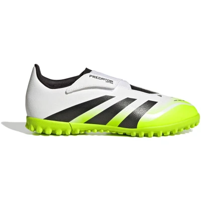 Afbeelding van adidas Performance Predator CLUB Unisex Voetbalschoenen voor kunstgras kinderen, Maat: 36 2/3, White/core black/lucid lemon Kunststof