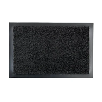 Afbeelding van Selena deurmat vuilschraper voordeurmat clean off, zwart, 40 x 60 cm