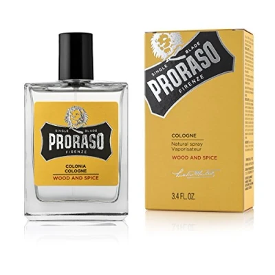 Afbeelding van Proraso Single Blade Eau de Cologne Wood &amp; Spice 100ml