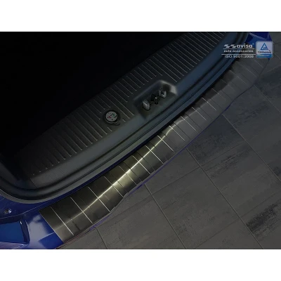 Afbeelding van Avisa Zwart RVS Achterbumperprotector passend voor Ford Tourneo Courier/Transit Courier 2014 &#039;Ribs&#039;