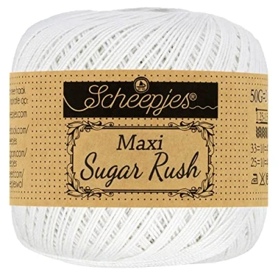 Afbeelding van Scheepjes Maxi Sugar Rush 106 Snow WhiteGaren 10x50g