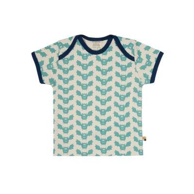Afbeelding van loud + proud Uniseks kinderopdruk, GOTS gecertificeerd, made in Germany T shirt, Oregano, 62/68 cm