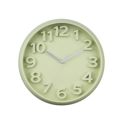 Afbeelding van Karlsson Wandklok Elevated Classic Numbers Theegroen 5x33.5x33.5cm Scandinavisch